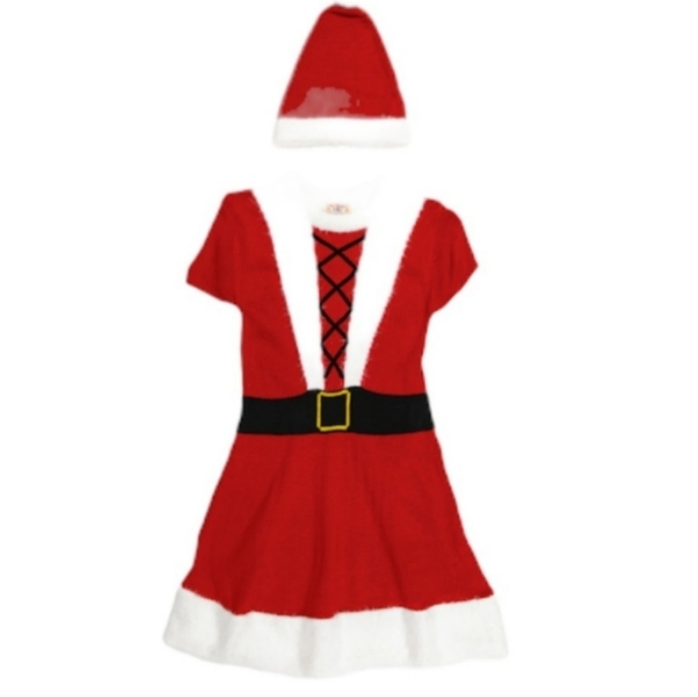 Just Found Santa Women's  Costume Dress with Hat